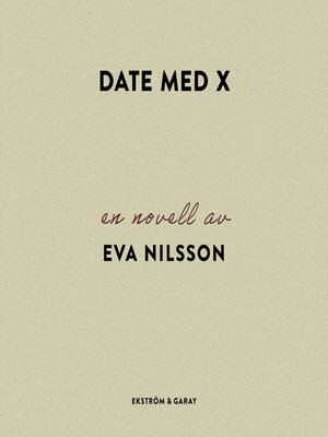 cover image of Date med X